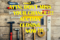New Tool Inventory Online Auction