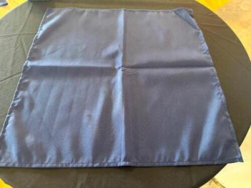 DESCRIPTION (250) 18" X 18" NAVY LINEN NAPKINS THIS LOT IS: SOLD BY THE PIECE LOCATION FLOOR 6 QTY 250