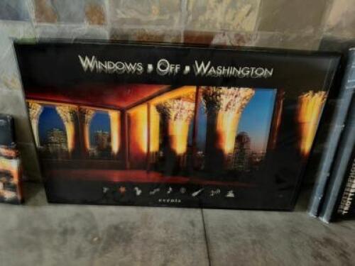 DESCRIPTION WINDOWS ON WASHINGTON CANVAS PHOTO BANNER LOCATION FIRST FLOOR QTY 1