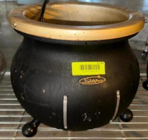DESCRIPTION STAR ELECTRIC SOUP CROCK WARMER BRAND / MODEL: STAR ADDITIONAL INFORMATION 115 VOLT, 1 PHASE LOCATION SECOND BUILDING QTY 1