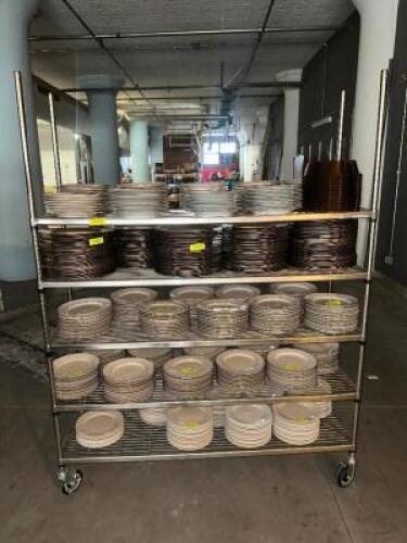 DESCRIPTION 60" X 18" FIVER TIER WIRE SHELF ON CASTERS ADDITIONAL INFORMATION CONTENTS ARE NOT INCLUDED LOCATION SECOND BUILDING QTY 1