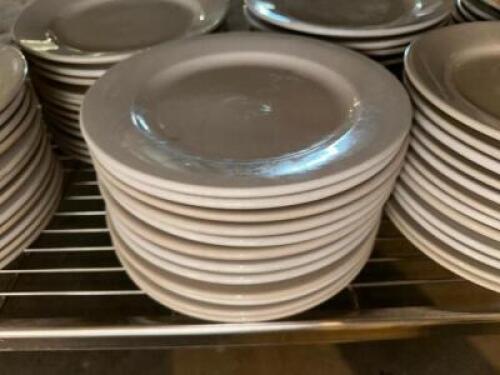 DESCRIPTION (36) 10.5" WHITE CHINA PLATES THIS LOT IS: SOLD BY THE PIECE SIZE 10.5" LOCATION SECOND BUILDING QTY 36