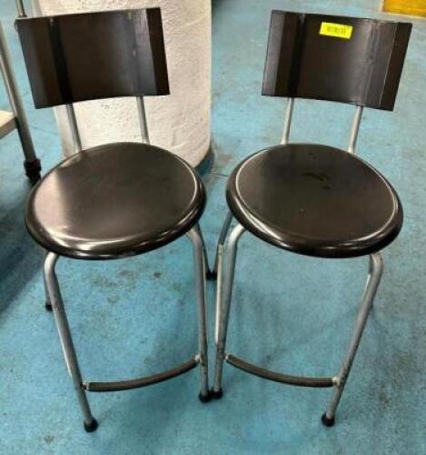 DESCRIPTION: (3) PLASTIC BARSTOOLS LOCATION: KITCHEN QTY: 3