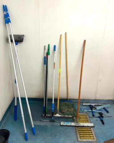 DESCRIPTION: ASSORTED CLEANING SUPPLIES AS SHOWN LOCATION: KITCHEN QTY: 1