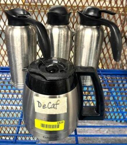 DESCRIPTION: (4) STAINLESS COFFEE URNS LOCATION: KITCHEN QTY: 4