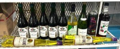DESCRIPTION: ASSORTED LIQUOR AS SHOWN LOCATION: KITCHEN QTY: 1