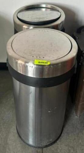 DESCRIPTION: (2) STAINLESS TRASH BINS LOCATION: 1ST FLOOR QTY: 2