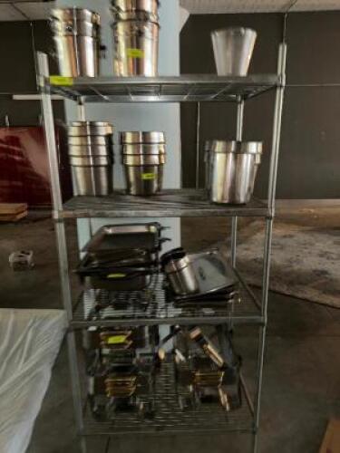 DESCRIPTION 30" X 24" FOUR TIER WIRE RACK ADDITIONAL INFORMATION CONTENTS ARE NOT INCLUDED SIZE 30" X 24: LOCATION SECOND BUILDING QTY 1