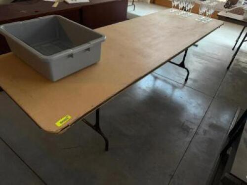 DESCRIPTION 8' FOLDING TABLE LOCATION SECOND BUILDING QTY 1