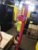 DESCRIPTION: (1) MANUAL PLATFORM LIFT TRUCK BRAND/MODEL: DAYTON #26Y451 INFORMATION: RED, STEEL, 500 LB CAPACITY SIZE: 20" X 20" X 3-1/4" TO 58" RETAI - 3