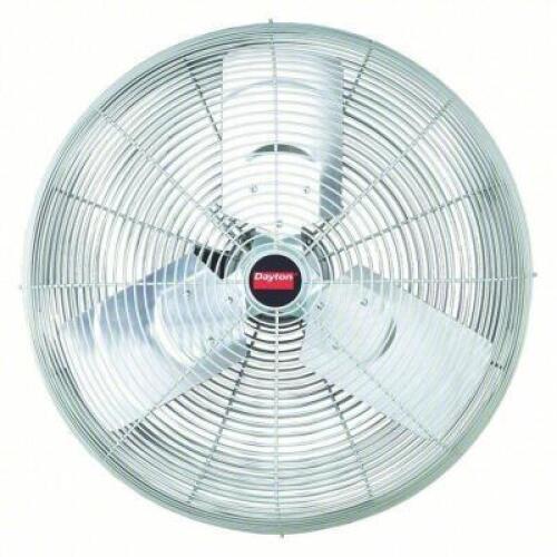 DESCRIPTION: (1) INDUSTRIAL FAN BRAND/MODEL: DAYTON #1VCE8 INFORMATION: 2 SPEEDS, 115 V AC SIZE: 24" BLADE RETAIL$: $400.10 EA QTY: 1