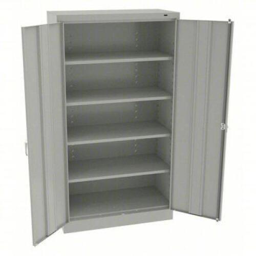 DESCRIPTION: (1) STORAGE CABINET BRAND/MODEL: TENNSCO #39FP58 INFORMATION: GRAY, SWING HANDLE, KEYED, 24 GAUGE PANEL THICK SIZE: 36" X 18" X 66" RETAI