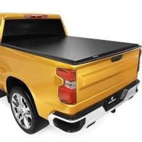 DESCRIPTION: (1) SOFT TRI-FOLD TRUCK BED COVERBRAND/MODEL: YITAMOTOR #CETCTC-8001INFORMATION: BLACK, TRI-FOLDSIZE: 182CM X 67CM X 14CMRETAIL$: $200.00 EAQTY: 1
