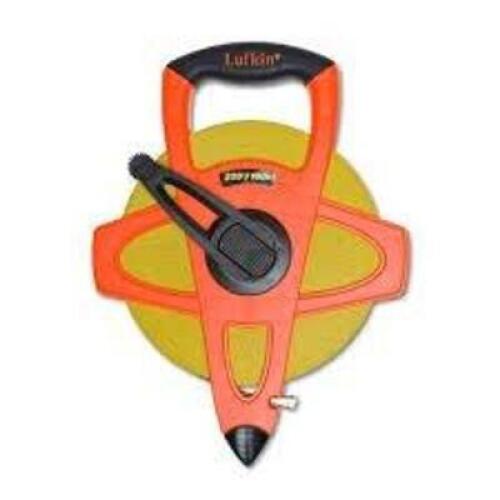 DESCRIPTION: (1) FIBERGLASS LONG TAPE MEASURE BRAND/MODEL: LUFKIN #11723657 INFORMATION: HI-VIZ SIZE: 3/4 X 100M / 328FT RETAIL$: $46.69 EA QTY: 1