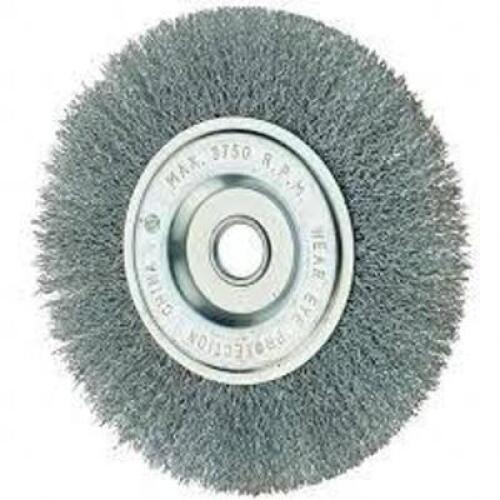 DESCRIPTION: (3) WIRE WHEEL BRAND/MODEL: TRU-MAXX #32246548 SIZE: 6" .014 5/8-1/2 RETAIL$: $16.88 EA QTY: 3