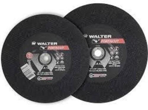DESCRIPTION: (10) CUT OFF WHEELSBRAND/MODEL: WALTER #11-A 121SIZE: 12&Prime;x1/8&Prime;x20mmRETAIL$: $208.75 EAQTY: 10