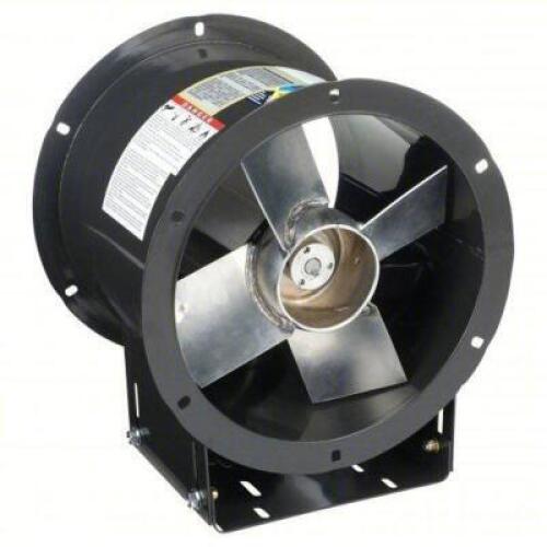 DESCRIPTION: (1) TUBEAXIAL FAN BRAND/MODEL: DAYTON #4C659 INFORMATION: CLEAN AIR, 12 IN BLADE, 59 SONES MAX NOISE LEVEL @ 5 FEET, BELT DRIVE RETAIL$: