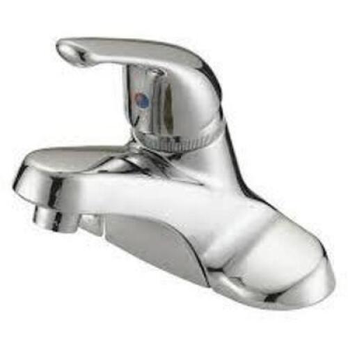 DESCRIPTION: (2) LAVATORY FAUCET BRAND/MODEL: B & K #222-334 INFORMATION: CHROME FINISH, SINGLE METAL HANDLE RETAIL$: $128.08 EA QTY: 2