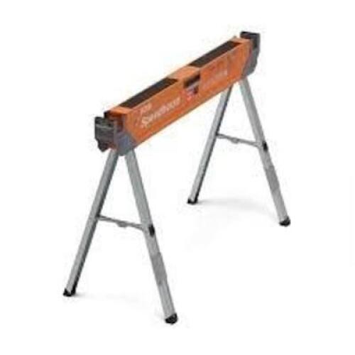 DESCRIPTION: (1) SPEEDHORSE, SAWHORSE PAIR BRAND/MODEL: BORA PORTAMATE #PM-4500 INFORMATION: ORANGE RETAIL$: $159.98 EA QTY: 1