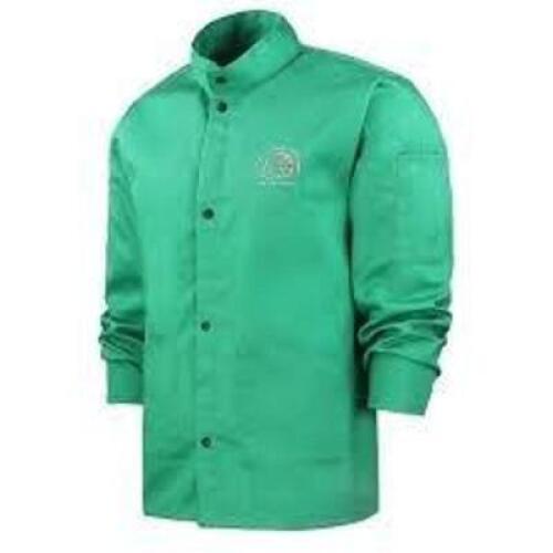 DESCRIPTION: (4) ARC FLASH WELDING JACKETS BRAND/MODEL: PRO-SAFE #104083 INFORMATION: GREEN SIZE: MEDIUM RETAIL$: $32.99 EA QTY: 4