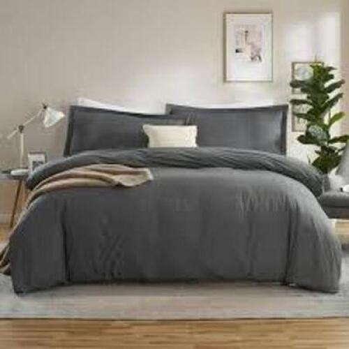 DESCRIPTION: (1) 3-C DUVET COVER SET BRAND/MODEL: NESTLE INFORMATION: GRAY SIZE: FULL RETAIL$: $35.49 EA QTY: 1