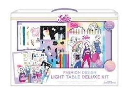 DESCRIPTION: (1) LIGHT TABLE FASHION DESIGN KIT BRAND/MODEL: JUSTICE INFORMATION: DELUXE KTI RETAIL$: $18.00 EA QTY: 1