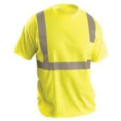 DESCRIPTION: (4) HI-VIZ REFLECTIVE T-SHIRTS BRAND/MODEL: OCCUNOMIX #LUX-SSEPT2B INFORMATION: HI-VIZ, REFLECTIVE SIZE: 4XL RETAIL$: $18.99 EA QTY: 4