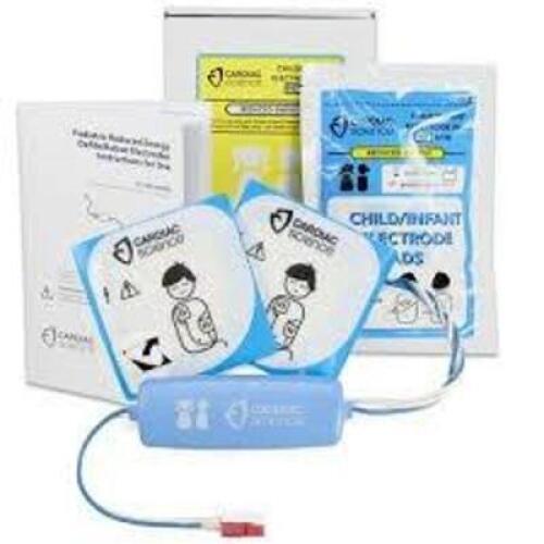 DESCRIPTION: (2) CHILD / INFANT ELECTRODE PADS BRAND/MODEL: CARDIAC SCIENCE #9730 RETAIL$: $65.28 EA QTY: 2