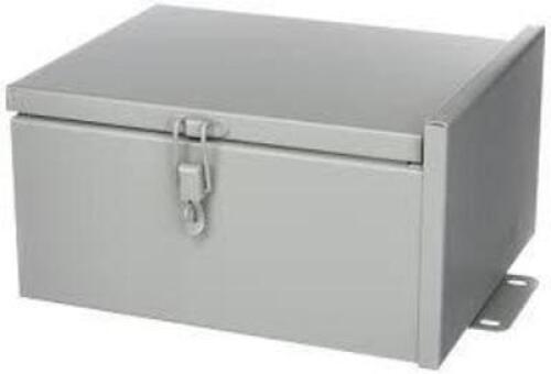 DESCRIPTION: (1) ENCLOSURE BRAND/MODEL: WIEGMANN #RHC101206 INFORMATION: STEEL, GRAY SIZE: 12" X 10" X 6" RETAIL$: $151.04 EA QTY: 1