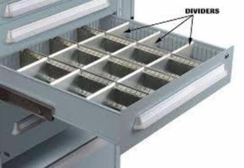 DESCRIPTION: (6)&nbsp; DRAWERS AND DIVIDERSBRAND/MODEL: #B11INFORMATION: SHELVES AND DIVIDERS ONLYSIZE: 11.1" X 17" X 4.6"QTY: 6
