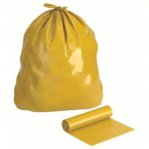 DESCRIPTION: (1) CASE OF (75) TRASH BAGS BRAND/MODEL: PRODUCT NUMBER #52WX89 INFORMATION: YELLOW, HEAVY DUTY, 150 LB CAPACITY SIZE: 36 TO 46 GALLON RE