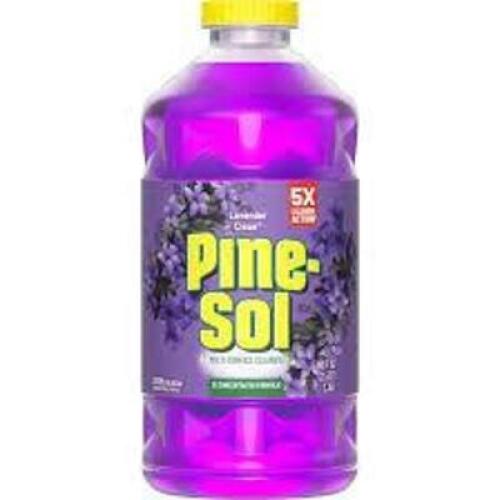 DESCRIPTION: (2) ALL PURPOSE CLEANER BRAND/MODEL: PINE SOL INFORMATION: LAVENDER SIZE: 80 OZ RETAIL$: $30.00 QTY: 2