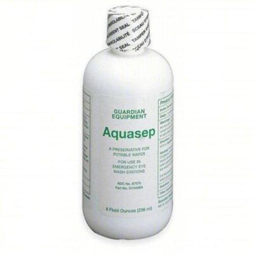 DESCRIPTION: (8) POTABLE WATER EYEWASH PRESERVATIVEBRAND/MODEL: GUARDIAN EQUIPMENT 2LVL5SIZE: 8 ozRETAIL$: $130.62QTY: 8