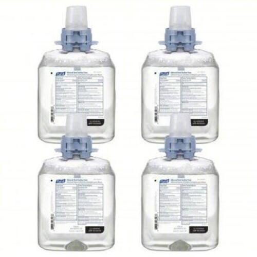 DESCRIPTION: (4) FMX-12 FOAM HAND SANITIZER CARTRIDGE BRAND/MODEL: PURELL 5192.04 SIZE: 1200mL RETAIL$: $230.57 QTY: 4