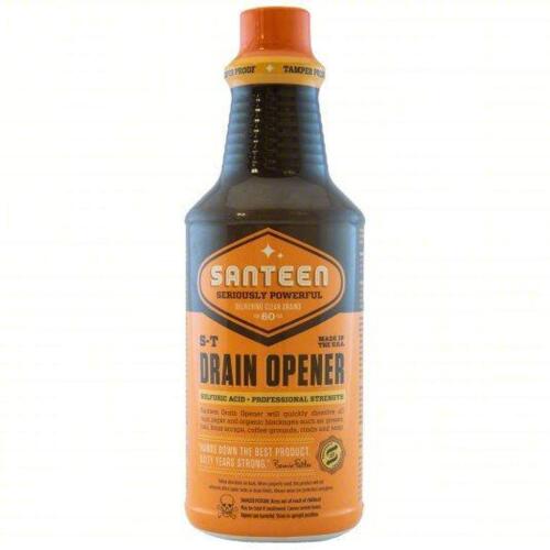 DESCRIPTION: (2) S-T DRAIN OPENER BRAND/MODEL: SANTEEN 200-6 INFORMATION: SULFERIC ACID SIZE: 32OZ RETAIL$: $42.00 QTY: 2