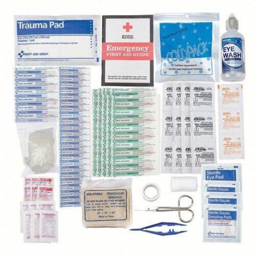 DESCRIPTION: (1) FIRST AID REFILL KIT (107) COMPONENTS BRAND/MODEL: FIRST AID ONLY 711023 SIZE: 25 people RETAIL$: $21.15 QTY: 1