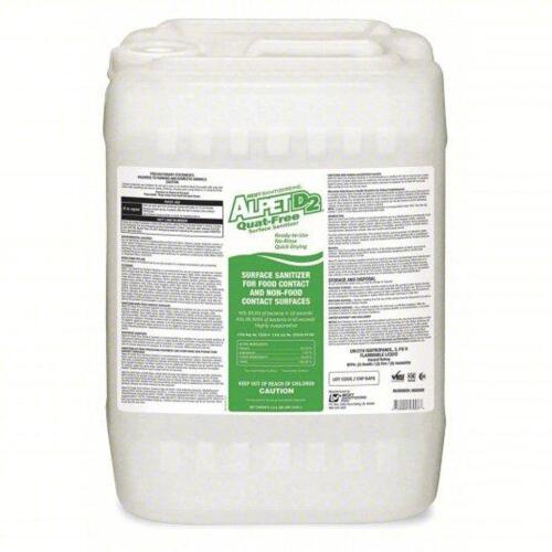 DESCRIPTION: (1) QUAT FREE SANITIZER BRAND/MODEL: ALPET D2 SIZE: 5 GAL RETAIL$: $115.04 QTY: 1