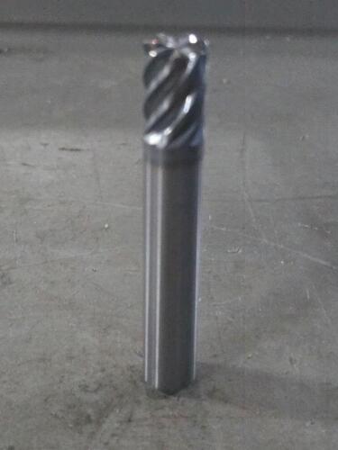 DESCRIPTION: (4) SOLID CARBIDE CORNER RADIUS END MILL BRAND MODEL MA FORD 119160 SIZE: 3/8" DIA 1/2" LOC 0.060CR RETAIL$: $132.61 QTY: 4