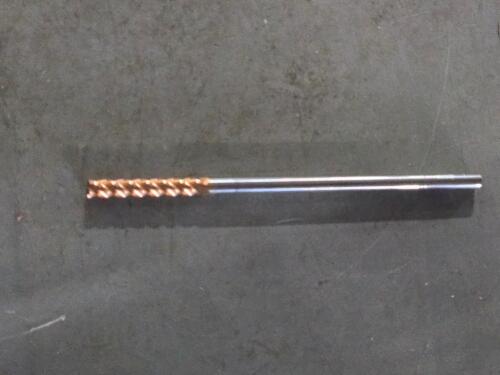 DESCRIPTION: (4) SOLID CARBIDE CORNER RADIUS END MILL BRAND MODEL ACCUPRO 084874158 SIZE: 1/4" dia 1-1/2" LOC RETAIL$: $210.08 QTY: 4