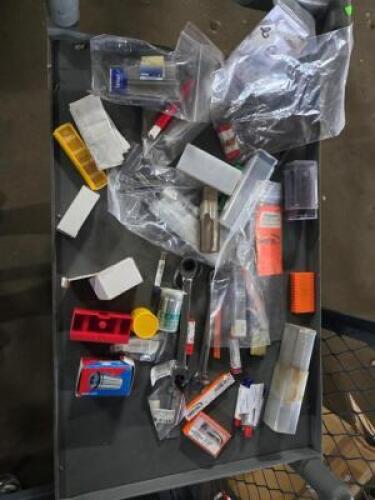 DESCRIPTION: (1) BIN OF MISC. TOOLING BRAND MODEL VARIOUS INFORMATION: YOU NEVER KNOW WHAT YOU'LL FIND TILL YOU COME AND INSPECT! QTY: 1