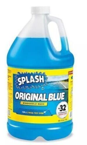DESCRIPTION: (2) ORIGINAL BLUE WASHER FLUID BRAND/MODEL: SPLASH SIZE: 1GAL RETAIL$: $12.80 QTY: 2