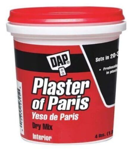 DESCRIPTION: (1) PLASTER OF PARIS BRAND/MODEL: DAP SIZE: 8 LBS RETAIL$: $18.92 QTY: 1
