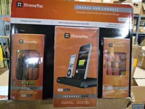 DESCRIPTION: (1) CHARGE AND CONNECT STATION BRAND/MODEL: XTREMEMAC INFORMATION: IPHONE / IPAD RETAIL$: $55.00 EA QTY: 1