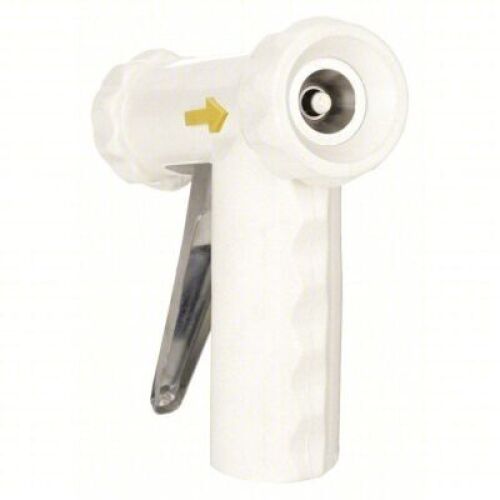 DESCRIPTION: (1) PISTOL GRIP SPRAYERBRAND/MODEL: SANI-LAVINFORMATION: ALUMINUM, STAINLESS STEELSIZE: 3/4" CONNECTION SIZERETAIL: $79.76QTY: 1