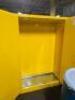 DESCRIPTION: (1) HAZARDOUS MATERIALS STORAGE CABINET BRAND/MODEL: EAGLE 1947X INFORMATION: YELLOW SIZE: 45 GAL, 43" W 18" D 65" H RETAIL$: $1,565.79 Q - 4