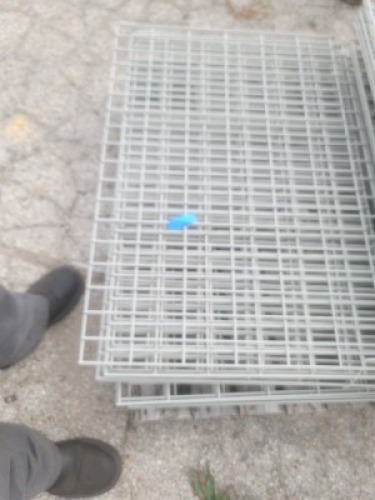 (28) WIRE PALLET RACK DECKING