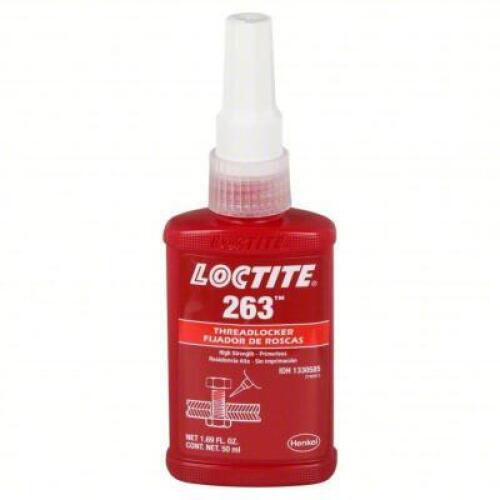 DESCRIPTION: (2) THREADLOCKER BRAND/MODEL: LOCTITE 263 SIZE: 250ML RETAIL$: $62.61/EA QTY: 2