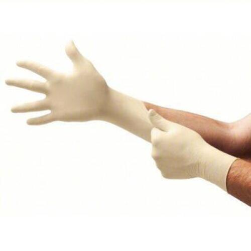 DESCRIPTION: (4) BOXES OF (100) POWDER FREE LATEX EXAM GLOVES BRAND/MODEL: MICRO-FLEX L974 SIZE: LARGE RETAIL$: $82.23 QTY: 4