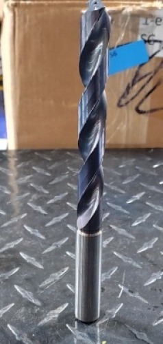 (1) SOLID CARBIDE JOBBER DRILL