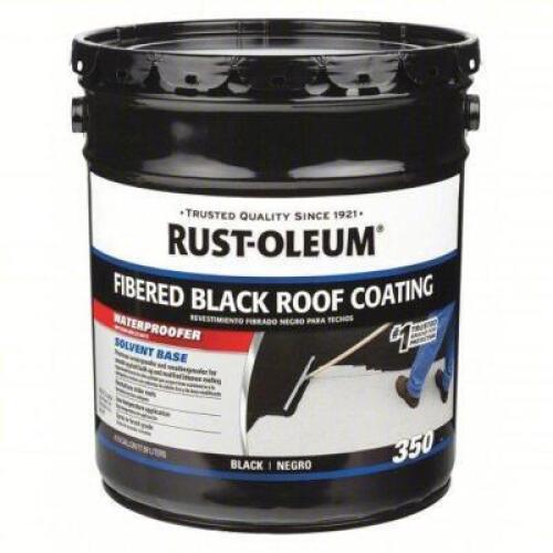 DESCRIPTION: (1) ASPHALT ROOF COATING AND WATER PROFFER BRAND/MODEL: RUST-OLEUM 301999 SIZE: 4.75 GAL RETAIL$: $121.89 QTY: 1